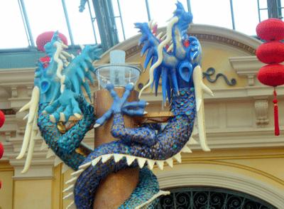 One of many animated dragons...