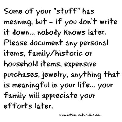 Document Your Stuff.. it's so important!