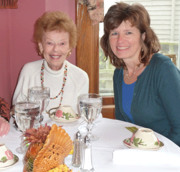 Phyllis and Karen, my monthly lunch friends