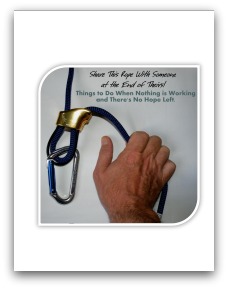 Are you at the End of YOUR Rope?  Free book, bottom of page!