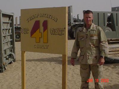 In Kuwait before heading to Iraq