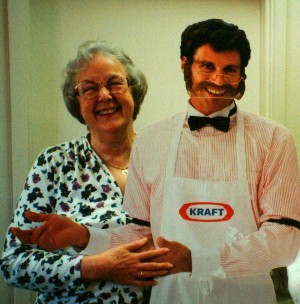 Sheila and Her Friend (He's a cutout!)